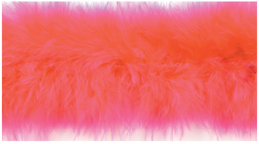 E3760  Fuchsia Marabou Feather Fur Sewing Trim 2\