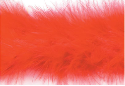 E3760 Red Marabou Feather Fur Sewing Trim 2\