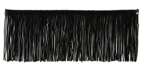 E4426 Black Chainette Fringe Trim 4
