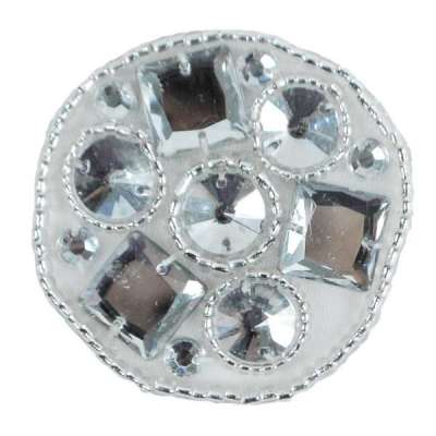 E2619 Jewel Motif Beaded Applique 2.25