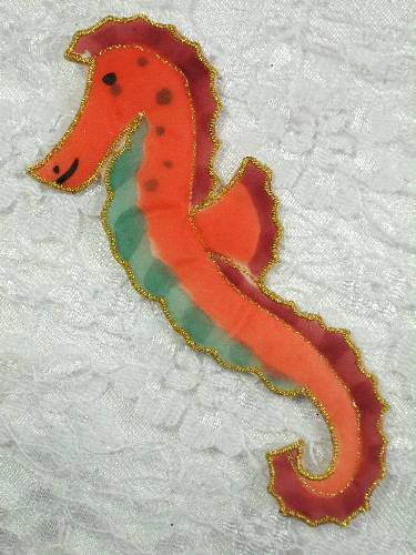 LC1430 Quilted Sea Horse Applique 4