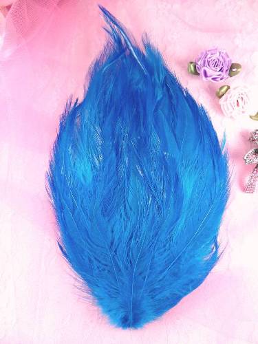 MR002  Turquoise Feather Pad Applique 7\