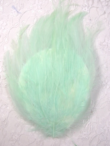 MR002  Mint Green  Feather Pad Applique 7\