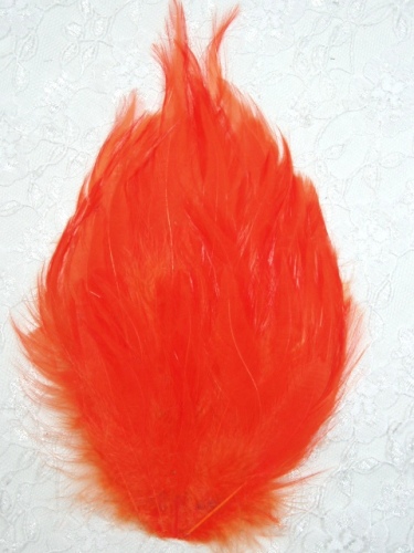 MR002  Orange  Feather Pad Applique 7\