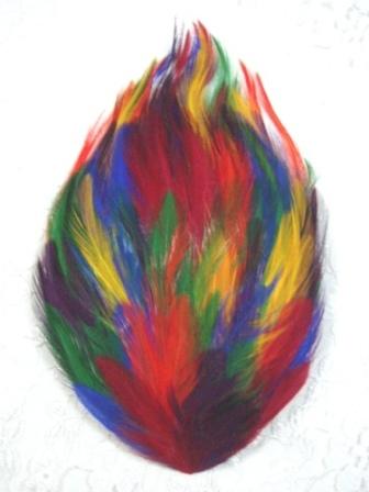 MR002  Rainbow Feather Pad Applique 7\