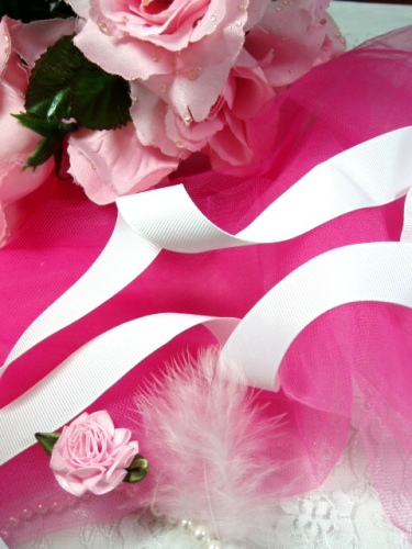 R3  White Grosgrain Craft Ribbon 7/8