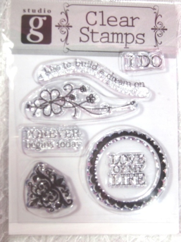 RS20  Clear Stamp Love Bridal Stamps