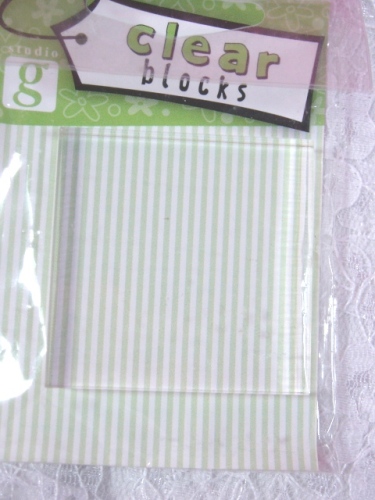RS24  Clear Stamp Block