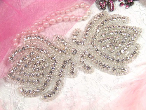 XR11 Victoria Crystal Glass Beaded Rhinestone Applique 6
