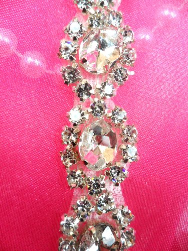 XR195 Rhinestone Trim Crystal Clear .5\