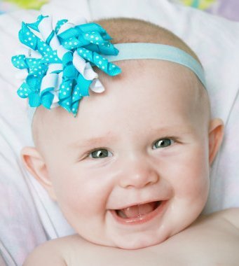GB18A Baby Korker Clip Hair Bow