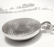 Necklace Pendant A Call To Salvation Hymn "Just As I Am" Written By Charlotte Elliot Silver JW342
