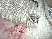 ACT/GB527 Rhinestone Floral Applique Glass Stone Applique 1.5" (GB527)