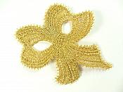 Gold Metallic Bow Victorian Venice Lace 3" C615896