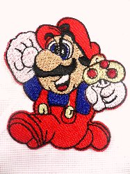 GB21 "Mario" Embroidered Applique 2.75"