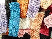 Crochet Stretchy Baby Headbands Choose from Several Colors 1.75" (GB659)