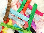 Stretchy Shimmering Baby Headbands Choose from Several Colors .75" (GB660)