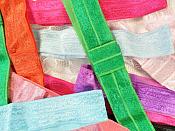 Stretchy Shimmering Baby Headbands Choose from Several Colors .75" (GB660)