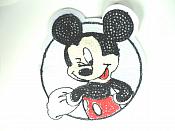 Mickey Mouse Sequin 3d Loop Applique  6" GB839