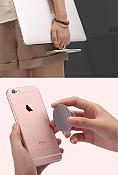 Iphone Mobile Phone or Tablet Metal Ring Holder 360 Degree Reusable Several Colors GB514A