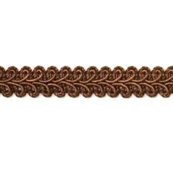 E1901  Chocolate Brown Gimp Sewing Upholstery Trim 1/2"
