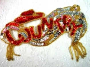 L1C  Country Western Applique  7.5"