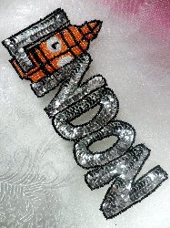 LC1548 LONDON MultiColor Beaded Sequin Applique 7"