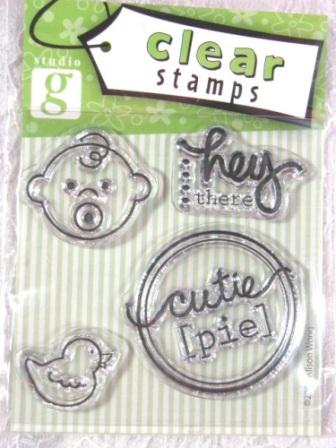RS23  Clear Stamp Cutie Pie Stamps