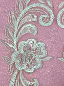 W20 White Venise Lace Mirror Pair Beaded Sequin Appliques 9"