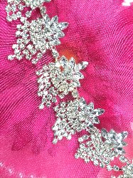 XR185 Glorious Dangles Crystal Rhinestone Embellishing Trim 1.5"