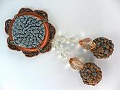 Medallion Multicolored Beaded Tassel 5.75" F51