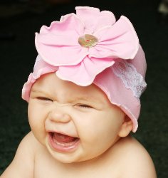 GB17 Baby Fabric Flower Hat Lightweight