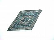 Diamond Sequin Applique Bronze Peacock  FS475